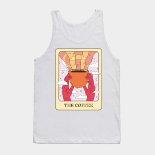 The Coffee Tarot Card Tank Top